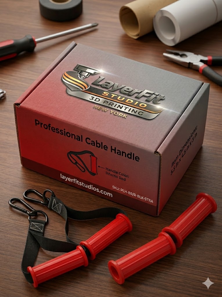 Inferno Red Professional Cable Attachment with Carabiner Clip